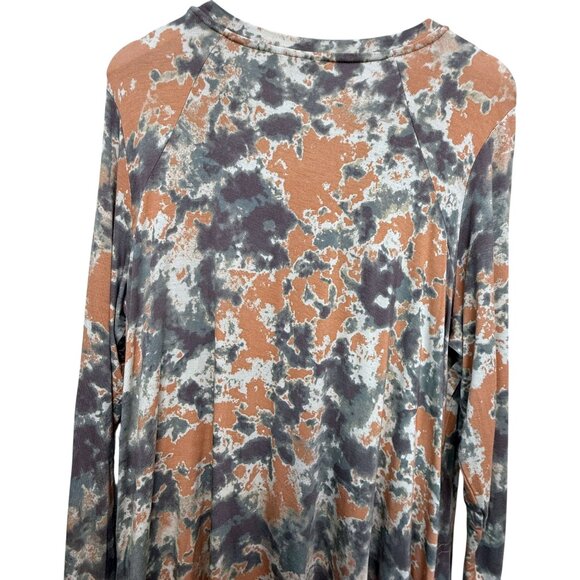 LOGO  Lori Goldstein Boho Top Large  Long Sleeve Tunic Tee w/ Pockets NWOT - Picture 10 of 10